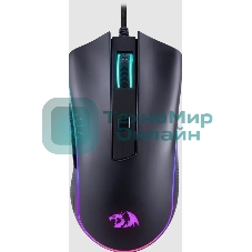 Мышь проводная Redragon Cypher, черный, 12800 dpi, USB, кнопки - 7