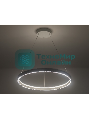 Подвесной светодиодный светильник Ambrella light FL5851 WH белый 35W 3000K/4200K/6400K D600*600 (без ПДУ)