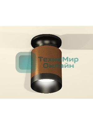 Светильник Ambrella Light XS6304111 SCF/PBK кофе песок/черный полированный MR16 GU5.3 (N6902, C6304, N6131)