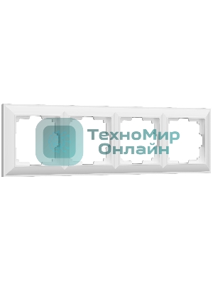 Рамка на 4 поста WERKEL (белый) W0042201