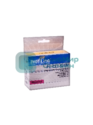 Картридж струйный ProfiLine PL-CLI-526M с чипом для принтеров Canon Pixma IP4850/MG5150/MG5250/MG6150/MG8150 Magenta водн