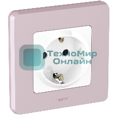 Розетка 2К+З со шторками немецкий стандарт 16А 250 В белый