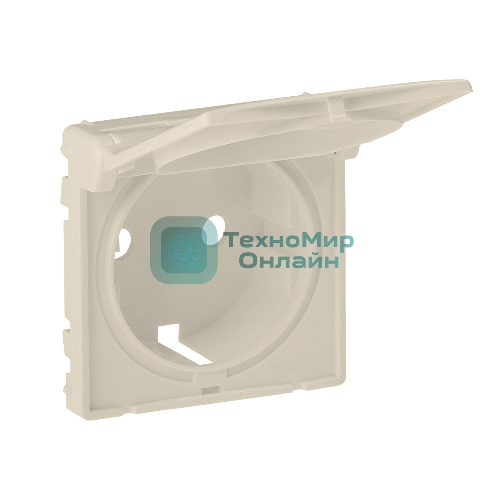 Накладка розетки с/з с крышкой | 754841 | Legrand Valena LIFE Сл.кость