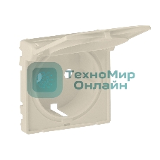 Накладка розетки с/з с крышкой | 754841 | Legrand Valena LIFE Сл.кость