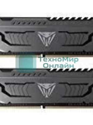 Оперативная память Patriot Viper Steel, DDR4, 32GB (2x16 GB), 3200 MHz, CL16, DIMM, радиатор, черный