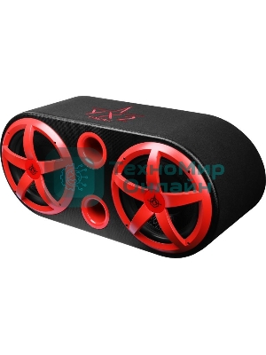 Сабвуфер автомобильный Ural АС-У12А ДВОЙНОЙ 600Вт активный (30см/12