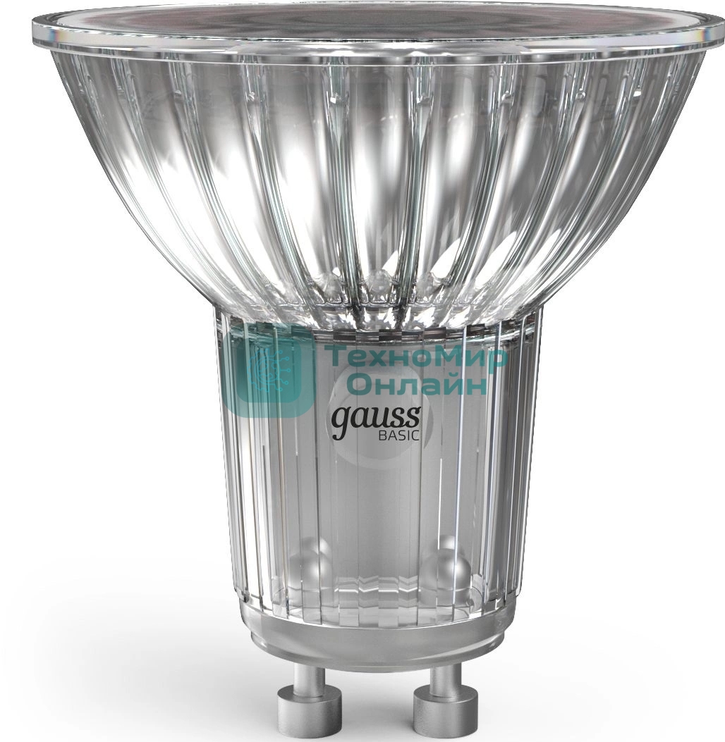 Лампа светодиодная Gauss Basic 10106262 6 Вт GU10 софит нейтральный свет