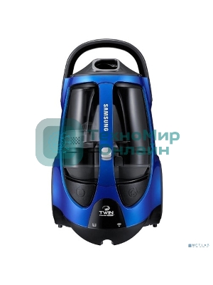 Пылесос Samsung VCC8836V36/XEV синий, 430/2200 Вт, уборка сухая, пылесборник контейнер 2 л
