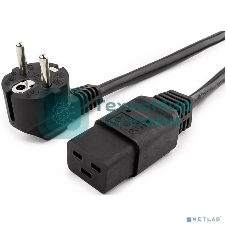 Кабель питания CEE Filum 7/7- С19, 3х1.5мм, 220В, 16A, черный, 1.8м [FL-PC16-EU-C19-1.8M] (873354)