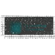 Клавиатура для ноутбука Samsung 530U3B 530U3C, черная