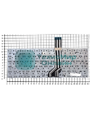 Клавиатура для ноутбука Asus K45A K45DE K45V K45V черная без рамки