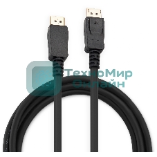 Кабель Buro BU-DP-v1.4-3m ver1.4 DisplayPort (m) DisplayPort (m) 3м черный (пакет)