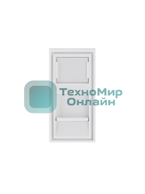 Вставка Rexant Mosaic 22,5x45, на 1 порт со шторкой