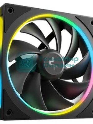 Вентилятор для корпуса Deepcool FL12 SE ARGb 120х120x25 черный 4-pin 28.67дБ (упак.:1шт) (R-FL12SE-BKAPN1-G) Ret