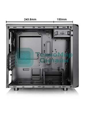 Компьютерный корпус Thermaltake Versa H15 черный без БП mATX 4x120мм 1xUSB 2.0 1xUSB 3.0 audio bott PSU