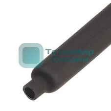 Трубка термоусадочная КВТ ТУТнг-8/4 черный (уп.100 м) 60089