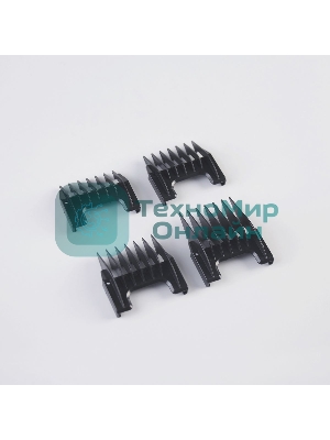 Набор для стрижки Galaxy Line GL 4155, черный с серебристым, лезвия из японской нержавеющей стали, индикатор работы и заряда, время непрерывной работы 45 мин, 4 насадки–расчески (3, 6, 9, 12 мм), эргономичный дизайн