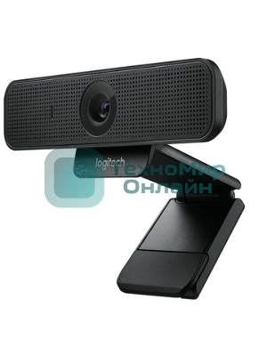 Веб-камера Logitech C925e 1920x1080, 30 кадр/с, USB Type-A, микрофон (2 шт, шумоподавление), автоматическая фокусировка, автоосвещение, шторка приватности, универсальное крепление