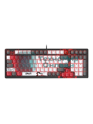 Клавиатура проводная A4Tech Bloody S98 Naraka механическая черный/красный USB for gamer LED (S98 NARAKA)