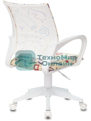 Кресло Бюрократ BuroKIDS 1 W Sticks 02 песочный, ткань, 120 кг