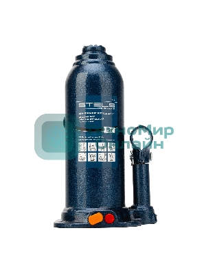 Домкрат гидравлический бутылочный Stels 5 т, h подъема 207-404 мм, в пласт. кейсе