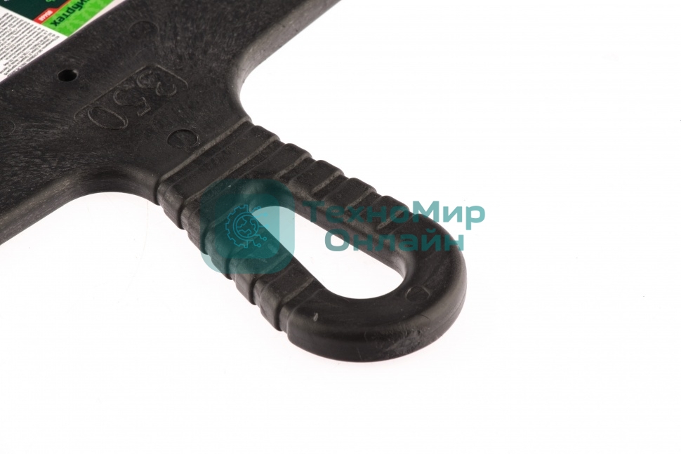 Шпатель из нержавеющей стали Сибртех 350 мм, зуб 6х6 мм, пластмассовая рукоятка