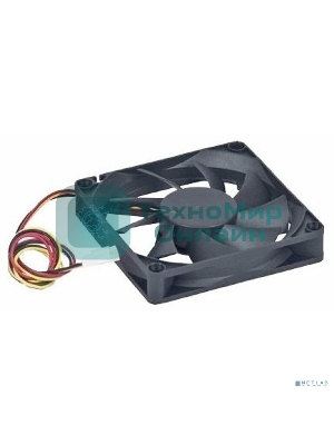 Вентилятор для корпуса Gembird черный, 60 мм, 4000 об/мин, 25 дБ, 3 pin