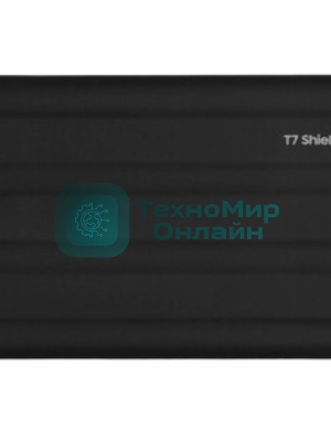 Внешний SSD Samsung T7 Shield, 4TB, USB 3.2 Gen 2 Type-C, R/W 1050/1000, черный