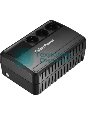Источник бесперебойного питания CyberPower Line-Interactive BU600E 600VA/360W (3 EURO)