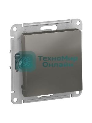 Механизм выключателя 1-кл. СП AtlasDesign 10А IP20 (сх. 1) 10AX сталь