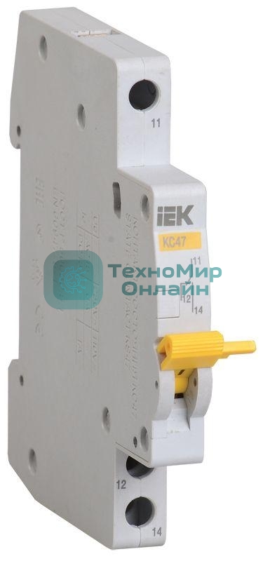 Контакт состояния КС47 новая серия на DIN-рейку IEK IEK MVA01D-KS-1