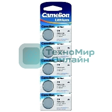 Элемент питания литиевый Camelion CR CR2032 BL-5 (блист.5шт)