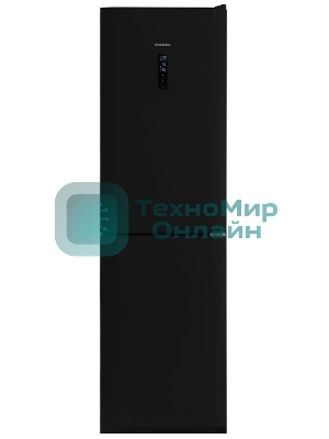 Холодильник Pozis RK FNF-173 черный двухкамерный 213/90л морозилка снизу, No Frost