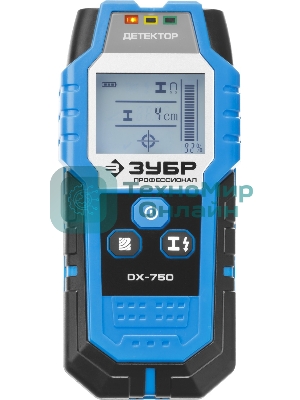 Металлоискатель Зубр 45260дисплей автокалибровка металл100мм проводка50мм дерево20мм