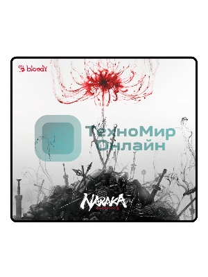 Коврик для мыши A4Tech Bloody BP-45 Naraka белый/рисунок 450x400x3мм