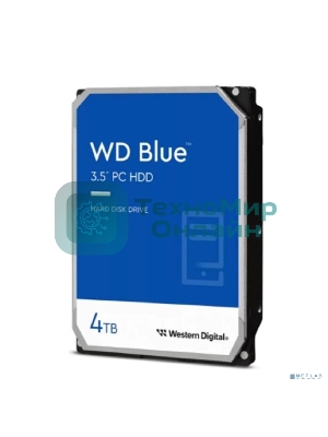 Жесткий диск Western Digital SATA 4Tb 6Gb/S 256MB BLUE WD40EZAX