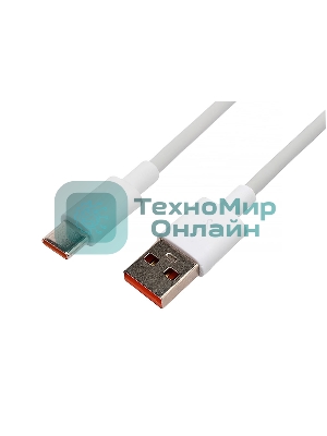 Кабель USB2.0 Cablexpert CC-USB2-AMCM-66W-1.8M-W, AM/Type-C, 6A, 66Вт, QC3.0, 1.8м, медь, белый, пакет