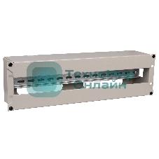 Панель электрораспределительная ITK 3U с DIN-рейкой серая