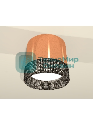 Светильник Ambrella Light XS8122021 PPG/BK золото розовое полированное/тонированный GX53 (C8122, N8484)