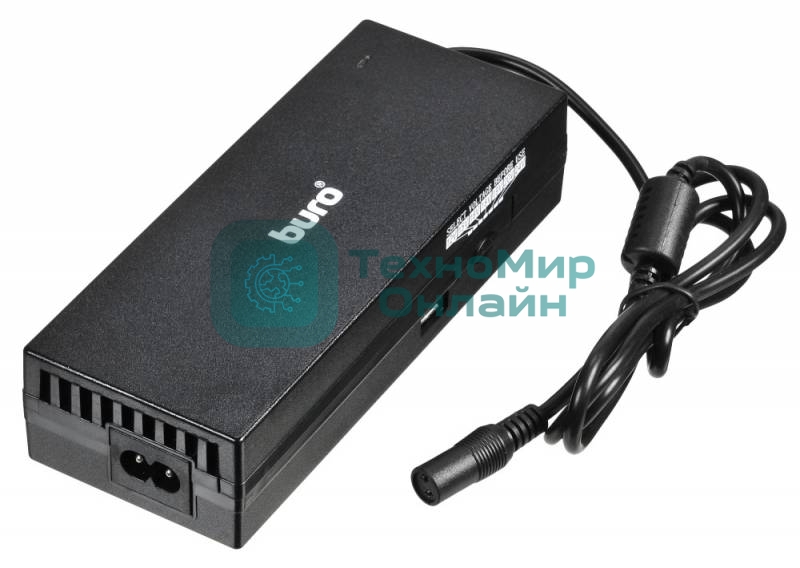 Блок питания Buro ручной 120W 12V-20V 11-connectors 1xUSB 1A от бытовой электросети