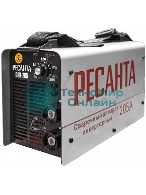 Сварочный аппарат Ресанта САИ205 инвертор ММА DC 7.3кВт
