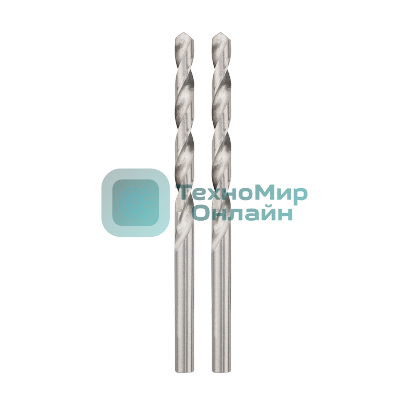 Сверло по металлу Kranz 2 мм HSS (2 шт. в упаковке) DIN 338