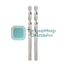 Сверло по металлу Kranz 2 мм HSS (2 шт. в упаковке) DIN 338