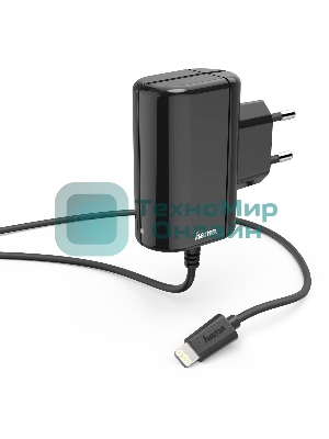 Сетевое зар./устр. Hama H-183267 1A для Apple черный (00183267)