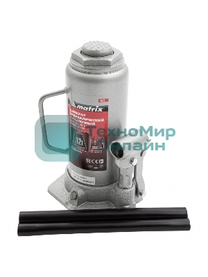 Домкрат Matrix гидравлический бутылочный 12 т h подъема 230–465мм master