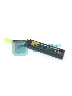 Портативный аккумулятор Li-Pol 11.1v 452096 2000mah разъем mini Tamiya plug