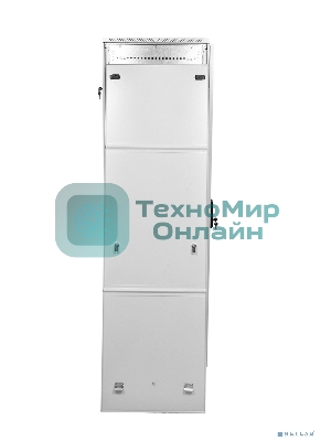 Шкаф телеком. напольный 42U (600x800) дверь стекло (ШТК-М-42.6.8-1ААА) (3 коробки)