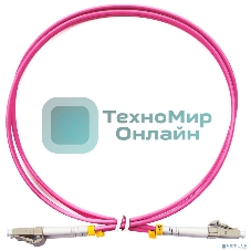 Шнур оптический Cabeus FOP-50-OM4-LC-LC-0,5m duplex LC-LC 50/125 mm OM4 0,5м LSZH