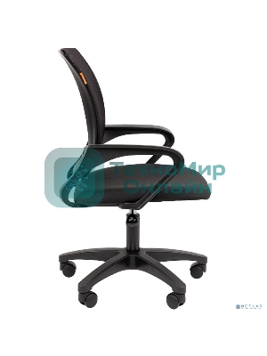 Кресло Chairman 696LT N TW-01 черный, ткань, 120 кг, механизм качания