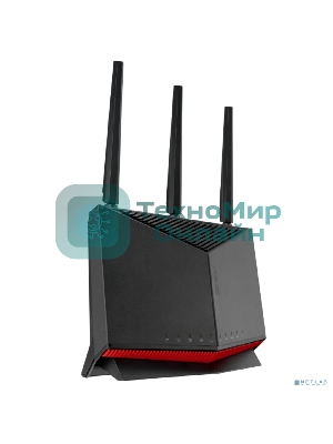Маршрутизатор ASUS RT-BE86U, черный/красный, 90IG08W0-MO9A0V